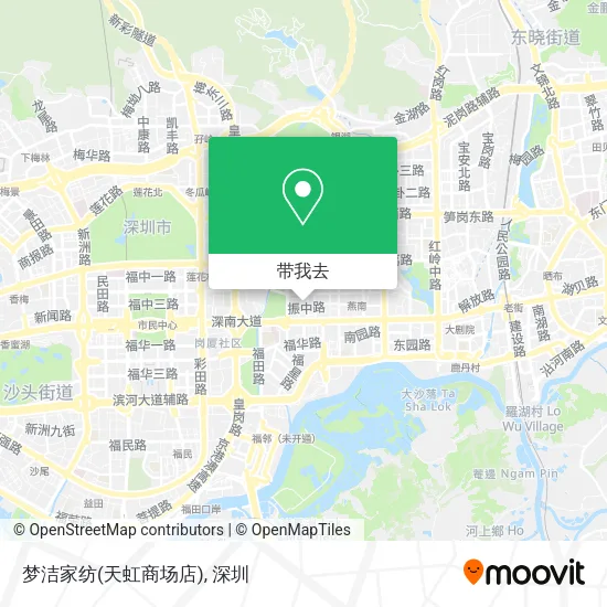 梦洁家纺(天虹商场店)地图