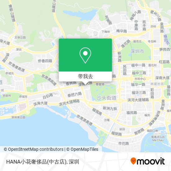HANA小花奢侈品(中古店)地图