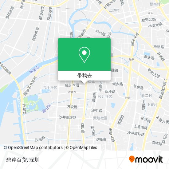 碧岸百货地图