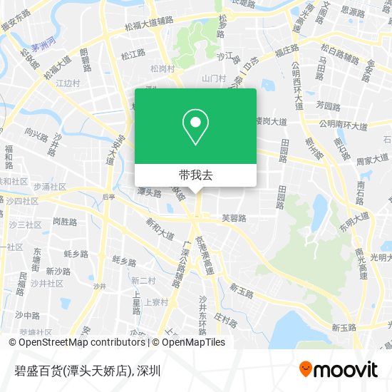 碧盛百货(潭头天娇店)地图