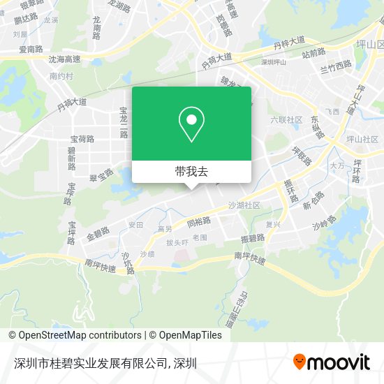 深圳市桂碧实业发展有限公司地图