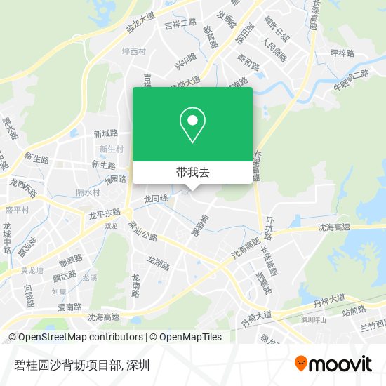 碧桂园沙背坜项目部地图