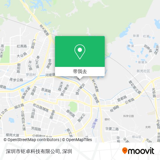 深圳市钜卓科技有限公司地图