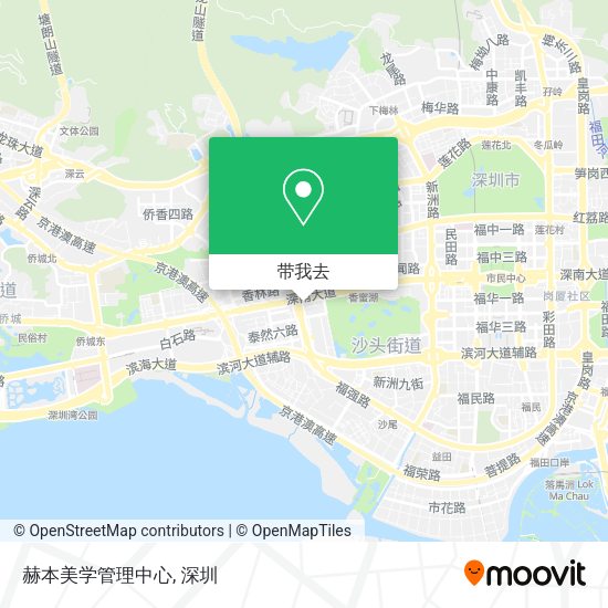赫本美学管理中心地图