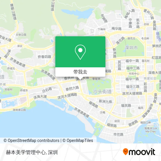 赫本美学管理中心地图