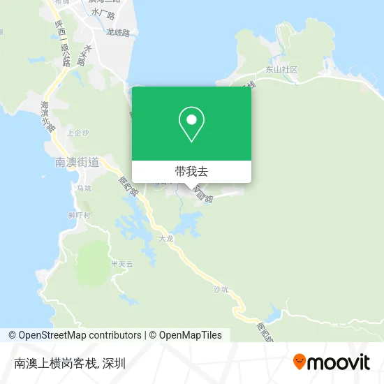 南澳上横岗客栈地图