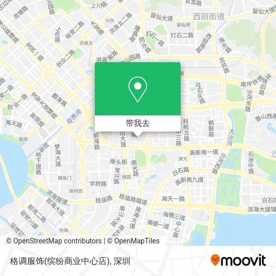 格调服饰(缤纷商业中心店)地图