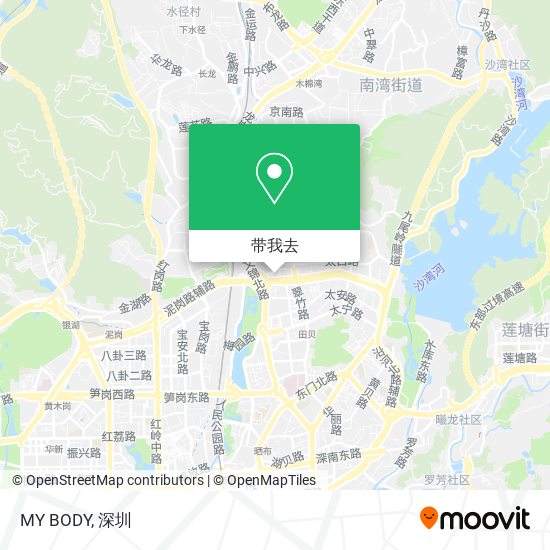 MY BODY地图