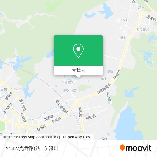 Y142/光乔路(路口)地图