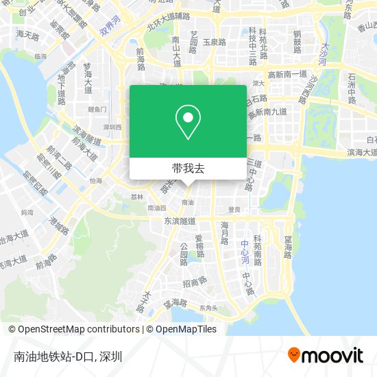 南油地铁站-D口地图