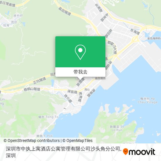深圳市中执上寓酒店公寓管理有限公司沙头角分公司地图