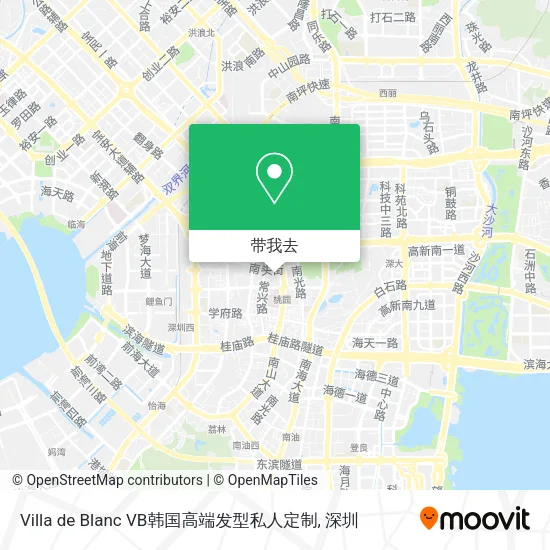 Villa de Blanc VB韩国高端发型私人定制地图
