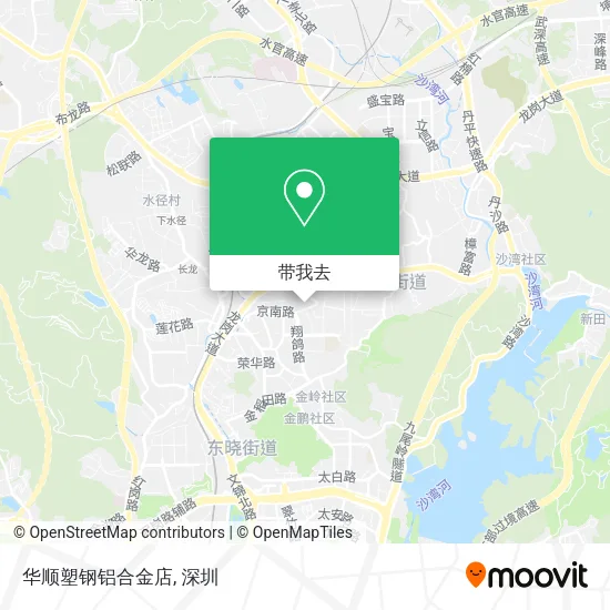 华顺塑钢铝合金店地图
