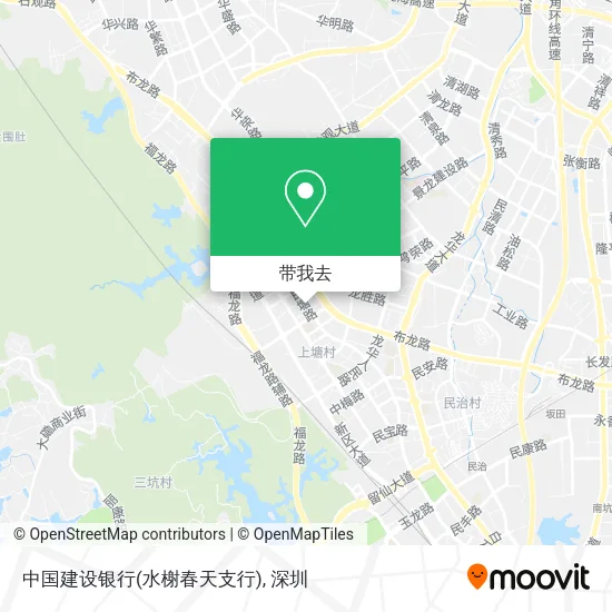 中国建设银行(水榭春天支行)地图