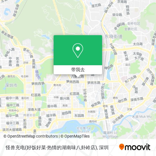 怪兽充电(好饭好菜·热情的湖南味八卦岭店)地图