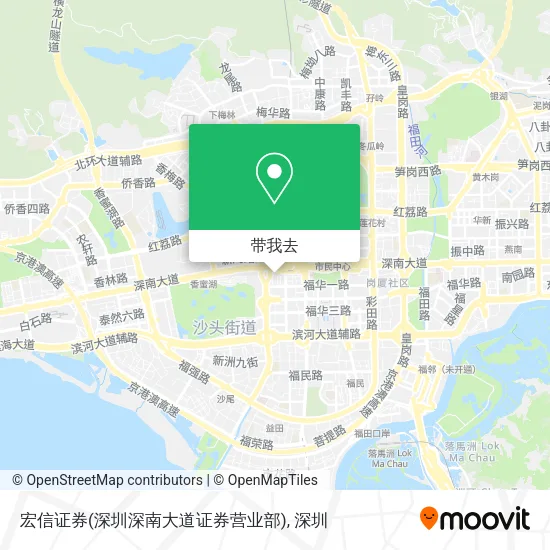 宏信证券(深圳深南大道证券营业部)地图