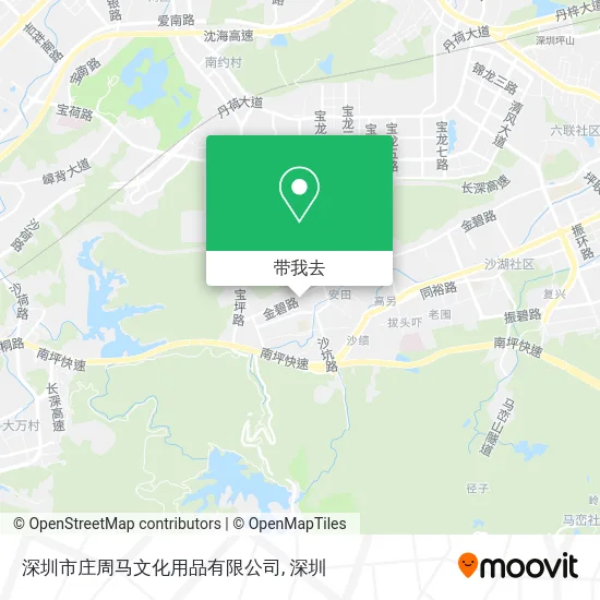 深圳市庄周马文化用品有限公司地图