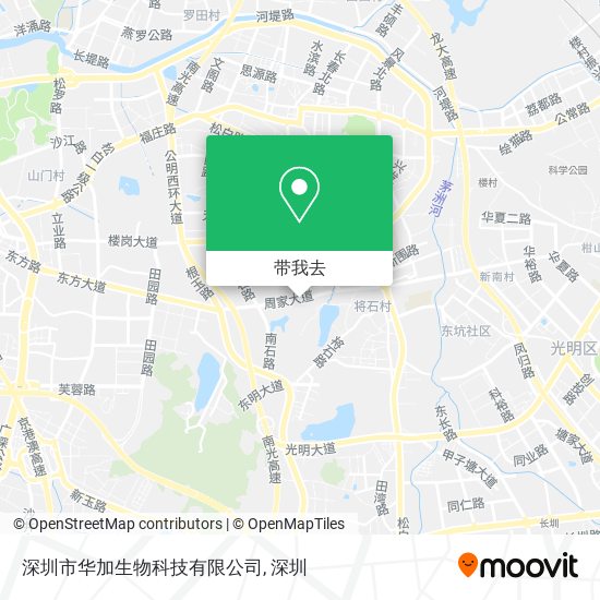 深圳市华加生物科技有限公司地图