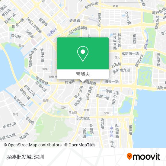 服装批发城地图