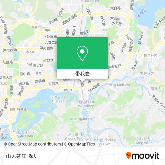 山风茶庄地图