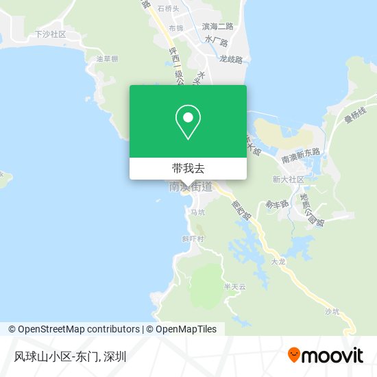 风球山小区-东门地图