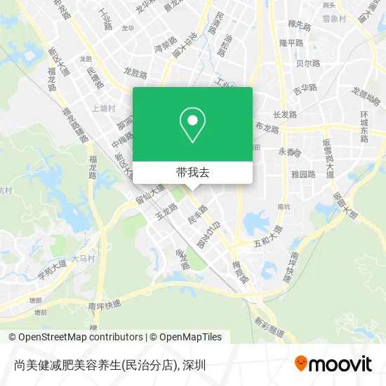 尚美健减肥美容养生(民治分店)地图