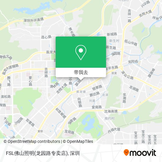 FSL佛山照明(龙园路专卖店)地图