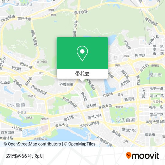 农园路66号地图