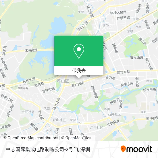 中芯国际集成电路制造公司-2号门地图