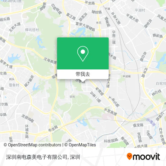 深圳南电森美电子有限公司地图