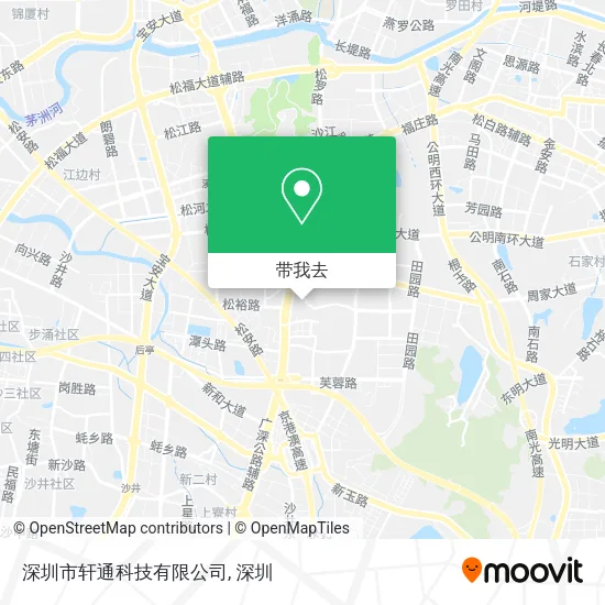 深圳市轩通科技有限公司地图