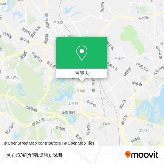 灵石珠宝(华南城店)地图