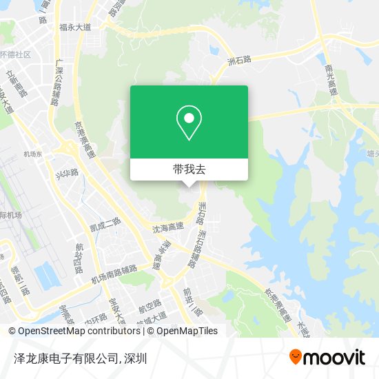 泽龙康电子有限公司地图