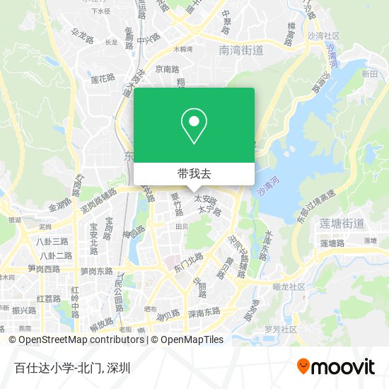 百仕达小学-北门地图