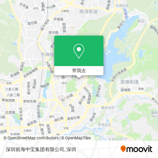 深圳前海中宝集团有限公司地图