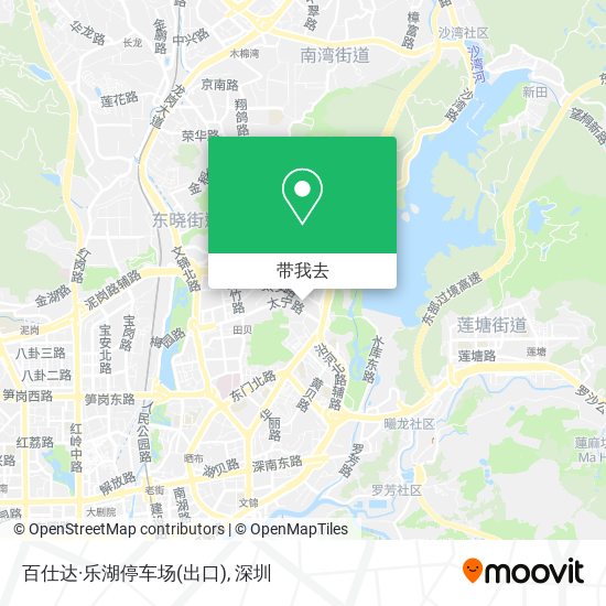 百仕达·乐湖停车场(出口)地图