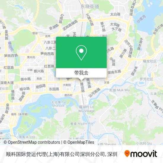 顺科国际货运代理(上海)有限公司深圳分公司地图
