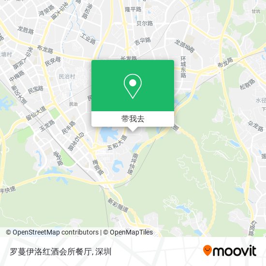 罗蔓伊洛红酒会所餐厅地图