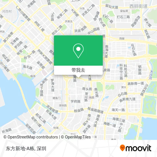 东方新地-A栋地图