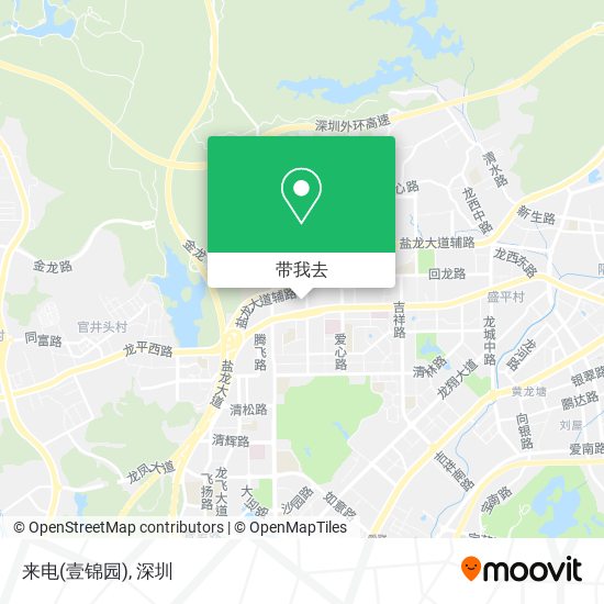 来电(壹锦园)地图