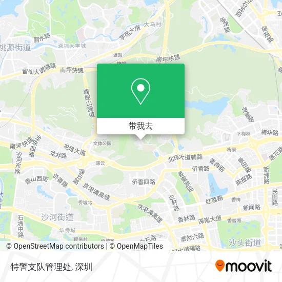 特警支队管理处地图