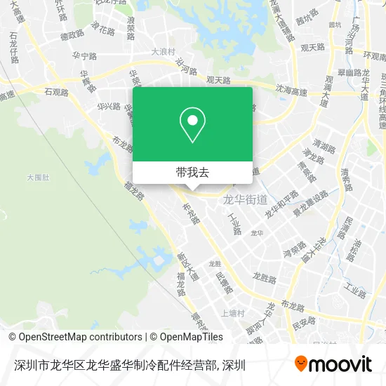 深圳市龙华区龙华盛华制冷配件经营部地图