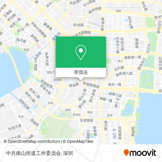 中共南山街道工作委员会地图