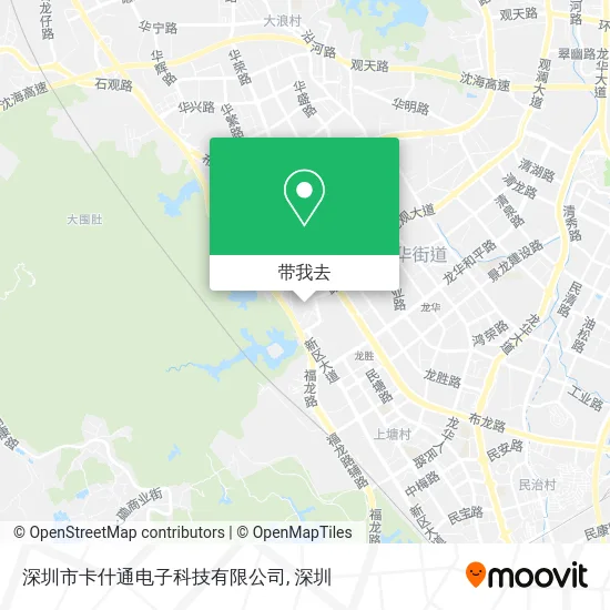 深圳市卡什通电子科技有限公司地图