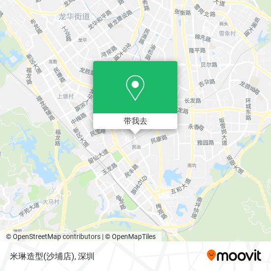 米琳造型(沙埔店)地图