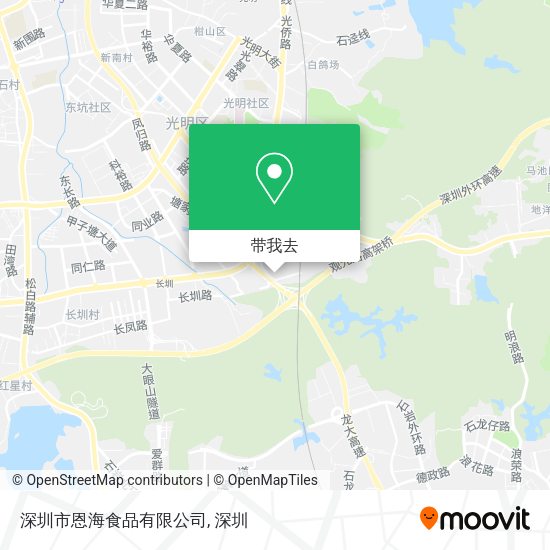 深圳市恩海食品有限公司地图