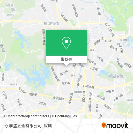 永泰盛五金有限公司地图