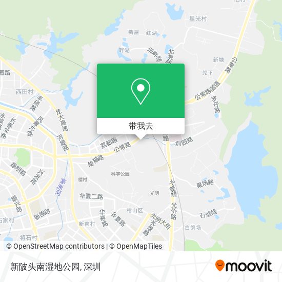 新陂头南湿地公园地图