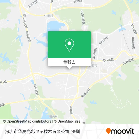 深圳市华夏光彩显示技术有限公司地图