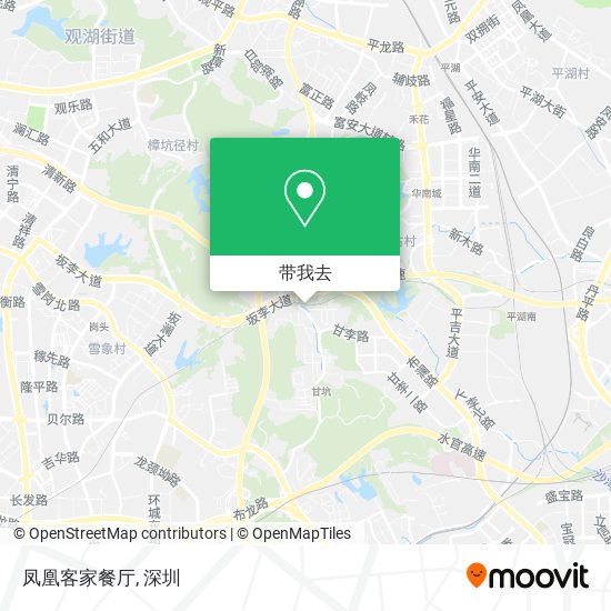 凤凰客家餐厅地图